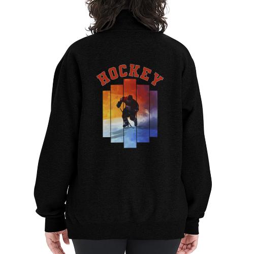 Hockey Rush - Champion Unisex 1/4 Zip Pullover Sweatshirt