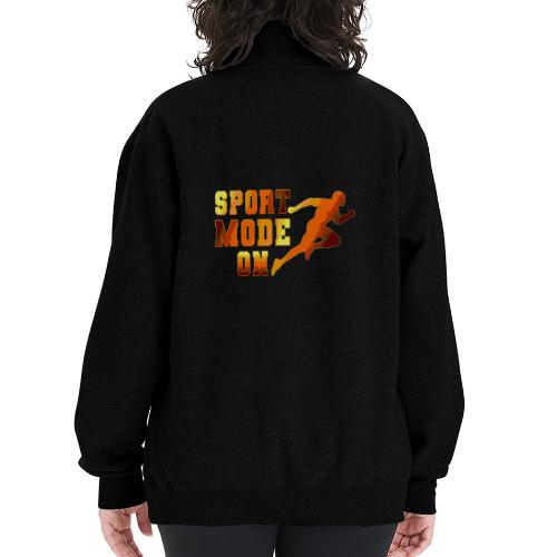 Sport Mode On - Champion Unisex 1/4 Zip Pullover Sweatshirt