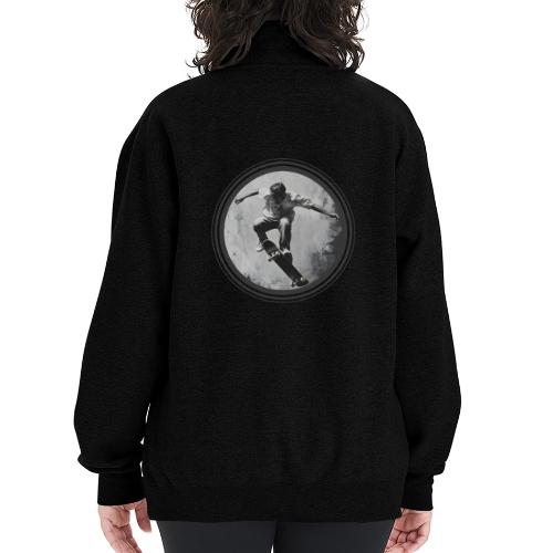 Skateboarding Vibes Only - Champion Unisex 1/4 Zip Pullover Sweatshirt