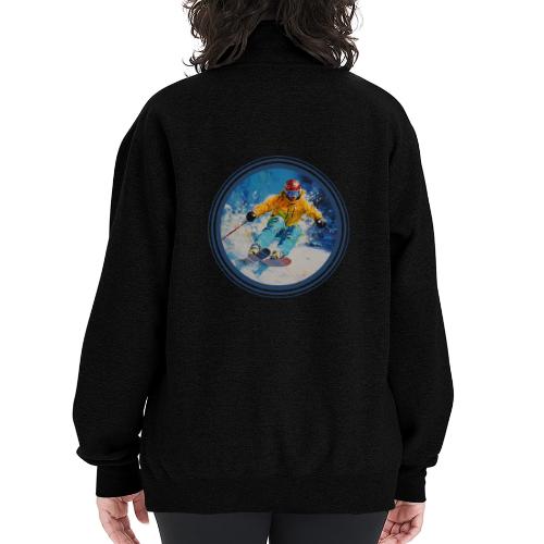 Born for Skiing - Champion Unisex 1/4 Zip Pullover Sweatshirt