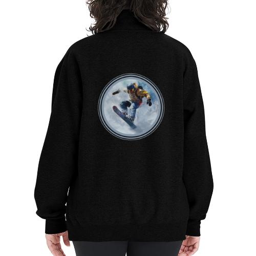 Snowboarding Life - Champion Unisex 1/4 Zip Pullover Sweatshirt