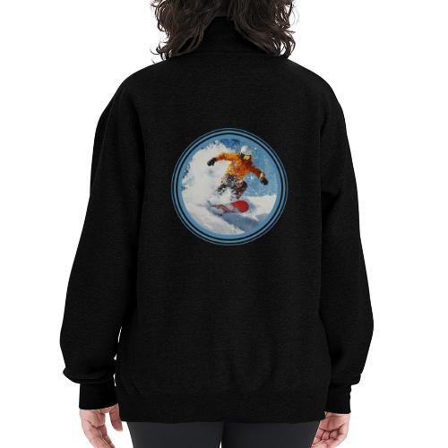 Snowboarding Edge - Champion Unisex 1/4 Zip Pullover Sweatshirt