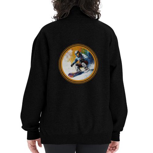 Snowboarding Dreams - Champion Unisex 1/4 Zip Pullover Sweatshirt