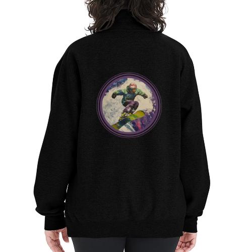 Snowboarding Soul - Champion Unisex 1/4 Zip Pullover Sweatshirt