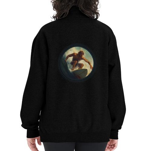Surfing Rush - Champion Unisex 1/4 Zip Pullover Sweatshirt