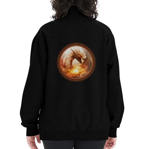 Dragon's Wrath - Champion Unisex 1/4 Zip Pullover Sweatshirt