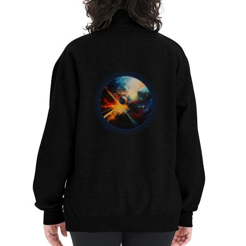 Planets in Turmoil - Champion Unisex 1/4 Zip Pullover Sweatshirt