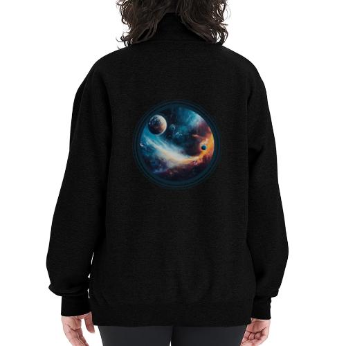Planets Among Colors - Champion Unisex 1/4 Zip Pullover Sweatshirt