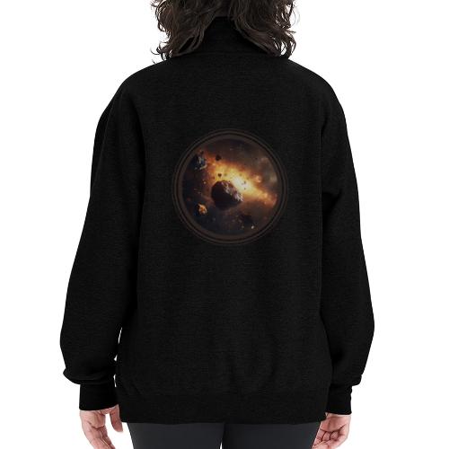 Asteroids Drift - Champion Unisex 1/4 Zip Pullover Sweatshirt