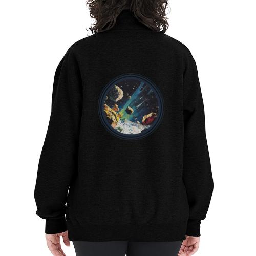 Celestial Collision - Champion Unisex 1/4 Zip Pullover Sweatshirt