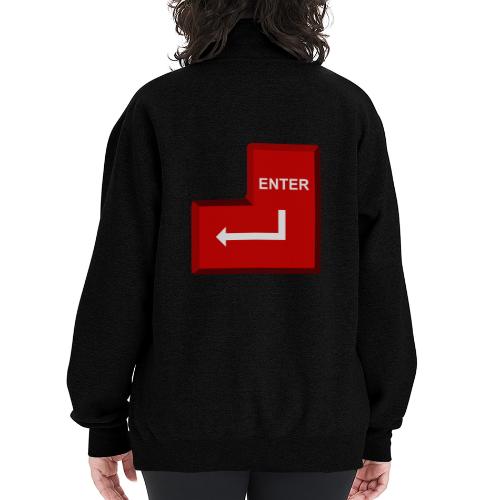 Just Press Enter - Champion Unisex 1/4 Zip Pullover Sweatshirt