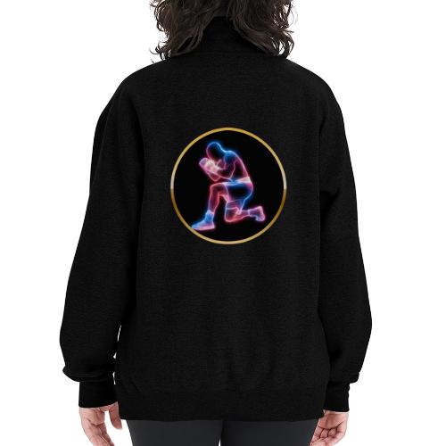 Neon Boxing Focus - Champion Unisex 1/4 Zip Pullover Sweatshirt