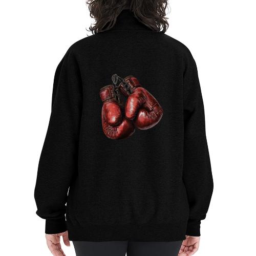 Legacy Boxing Gloves - Champion Unisex 1/4 Zip Pullover Sweatshirt