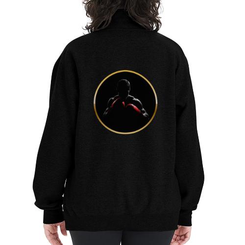 Boxing: Crimson Gloves Fighter - Champion Unisex 1/4 Zip Pullover Sweatshirt