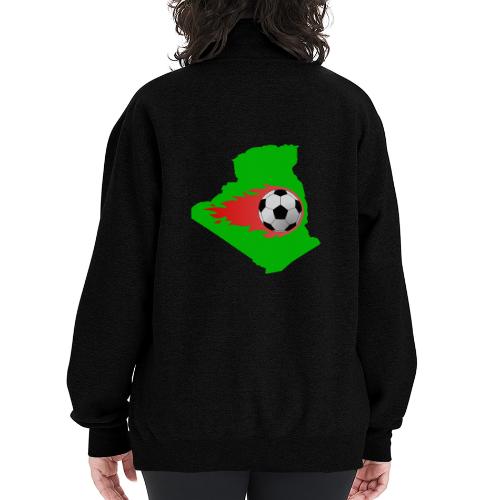 Algerian Football Fire - Champion Unisex 1/4 Zip Pullover Sweatshirt