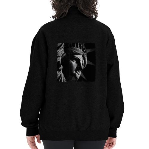 USA: Shadow of Liberty - Champion Unisex 1/4 Zip Pullover Sweatshirt