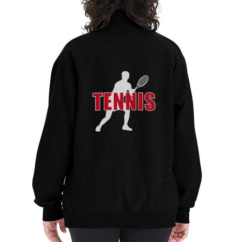 Red Court Tennis - Champion Unisex 1/4 Zip Pullover Sweatshirt