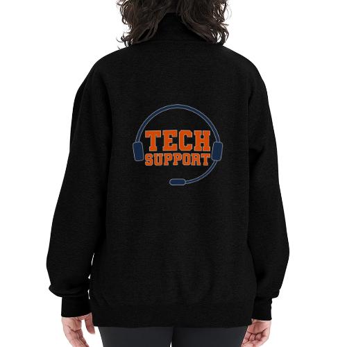 Tech Support Mode On - Champion Unisex 1/4 Zip Pullover Sweatshirt