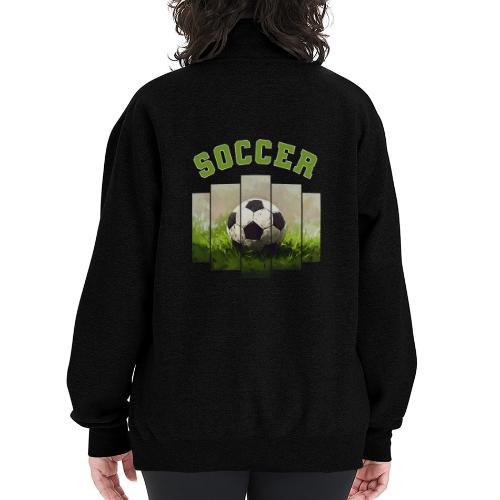 Soccer Focus - Champion Unisex 1/4 Zip Pullover Sweatshirt