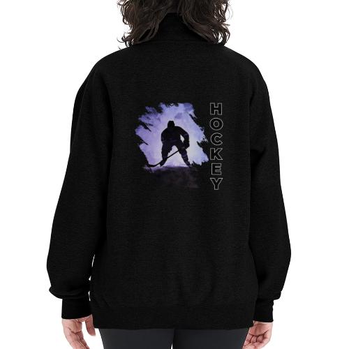 Hockey Charge - Champion Unisex 1/4 Zip Pullover Sweatshirt