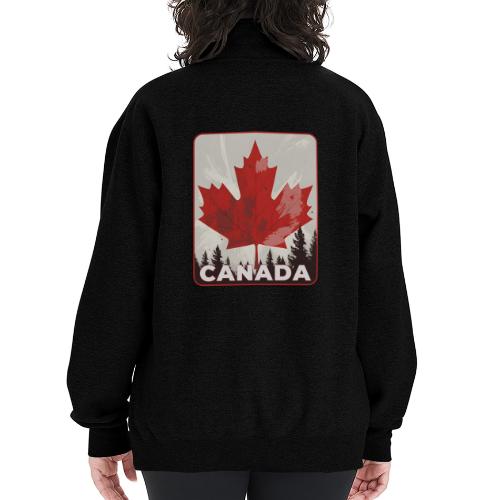 Echoes of Canada - Champion Unisex 1/4 Zip Pullover Sweatshirt
