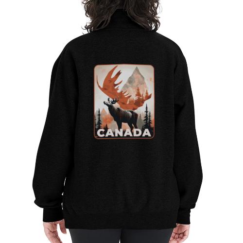Canada Wild Spirit - Champion Unisex 1/4 Zip Pullover Sweatshirt