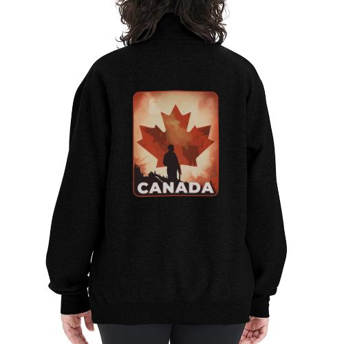 Canada Stands Tall - Champion Unisex 1/4 Zip Pullover Sweatshirt