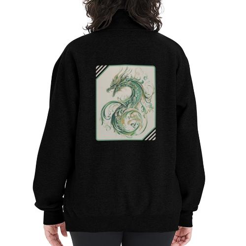 Brush of the Dragon - Champion Unisex 1/4 Zip Pullover Sweatshirt