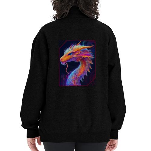 Dragon Spectrum - Champion Unisex 1/4 Zip Pullover Sweatshirt