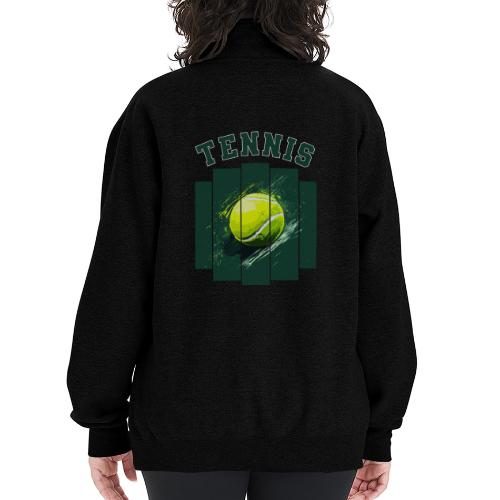 Tennis Motion - Champion Unisex 1/4 Zip Pullover Sweatshirt