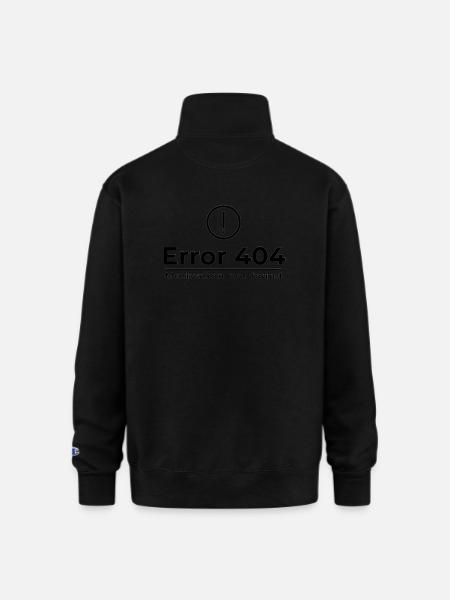 Error code 404 - Champion Unisex 1/4 Zip Pullover Sweatshirt - black