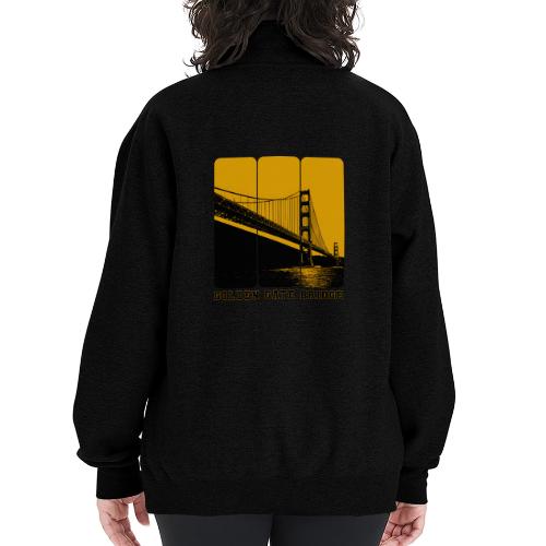 Golden Gate Bold Icon - Champion Unisex 1/4 Zip Pullover Sweatshirt