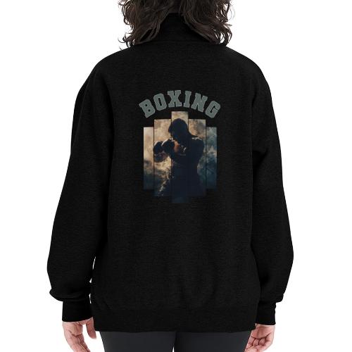 Boxing Spirit - Champion Unisex 1/4 Zip Pullover Sweatshirt