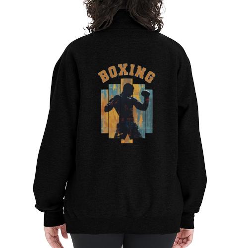 Boxing Is Life - Champion Unisex 1/4 Zip Pullover Sweatshirt