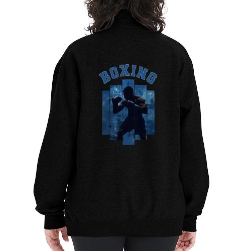 Boxing Never Stops - Champion Unisex 1/4 Zip Pullover Sweatshirt