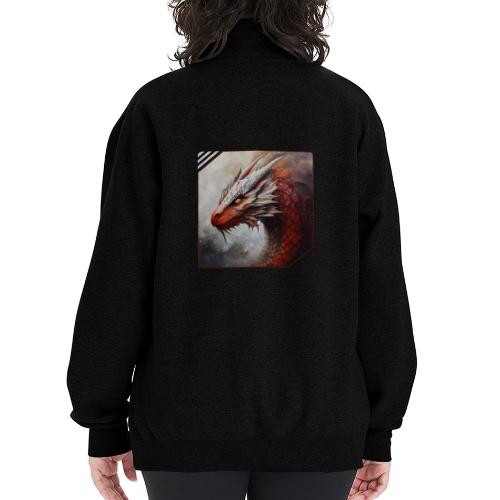 Mystic Dragon Realm - Champion Unisex 1/4 Zip Pullover Sweatshirt
