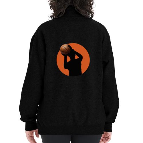 Basketball: Focused Precision - Champion Unisex 1/4 Zip Pullover Sweatshirt
