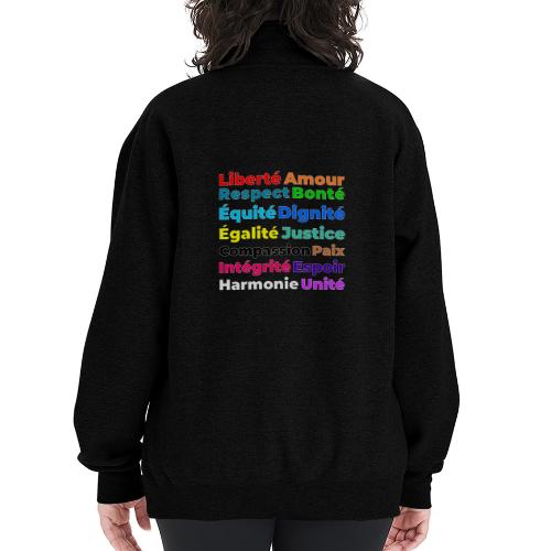 Words of Light - Champion Unisex 1/4 Zip Pullover Sweatshirt