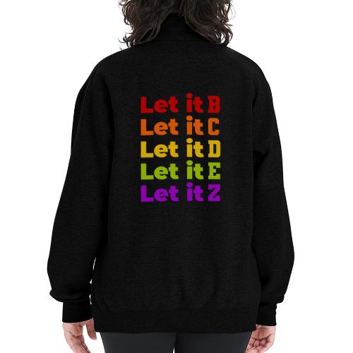 Let It Be Alphabetical - Champion Unisex 1/4 Zip Pullover Sweatshirt