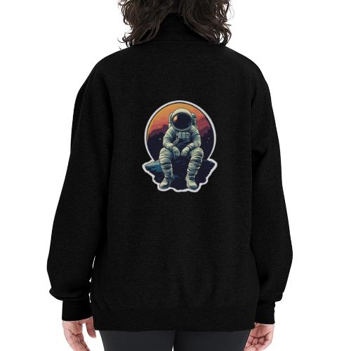 Astronaut in the Void - Champion Unisex 1/4 Zip Pullover Sweatshirt