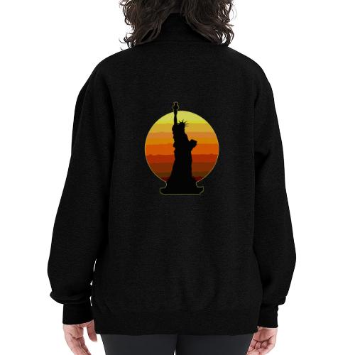 USA: Golden Horizon Liberty - Champion Unisex 1/4 Zip Pullover Sweatshirt
