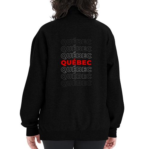 Quebec Declaration - Champion Unisex 1/4 Zip Pullover Sweatshirt
