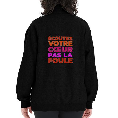 Heart first - Champion Unisex 1/4 Zip Pullover Sweatshirt