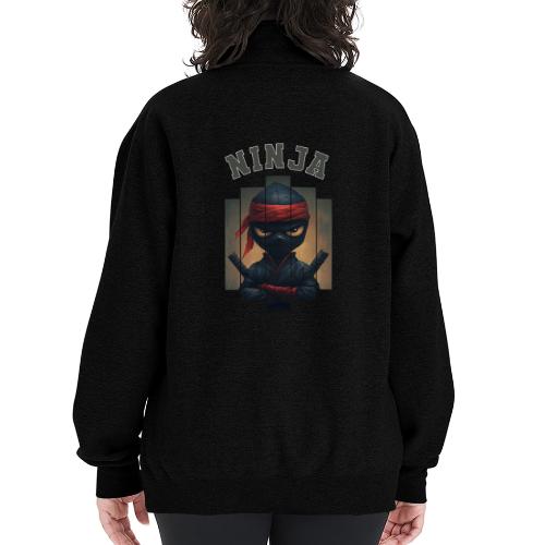 Cartoon Ninja Vibes - Champion Unisex 1/4 Zip Pullover Sweatshirt
