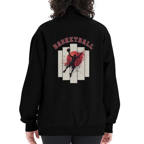 Basketball Energy - Champion Unisex 1/4 Zip Pullover Sweatshirt