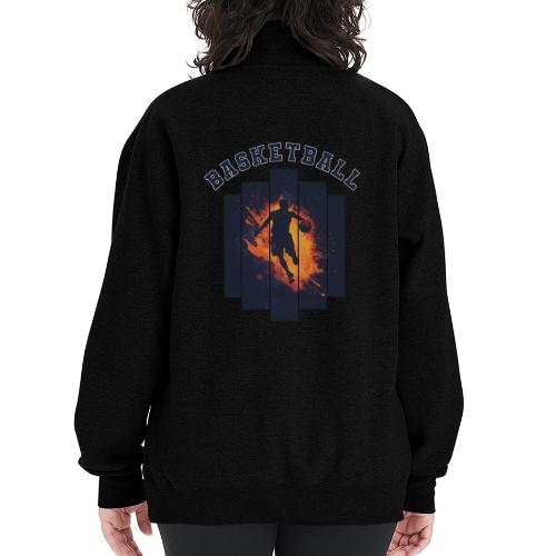 Basketball Power - Champion Unisex 1/4 Zip Pullover Sweatshirt