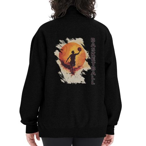Basketball Stride - Champion Unisex 1/4 Zip Pullover Sweatshirt