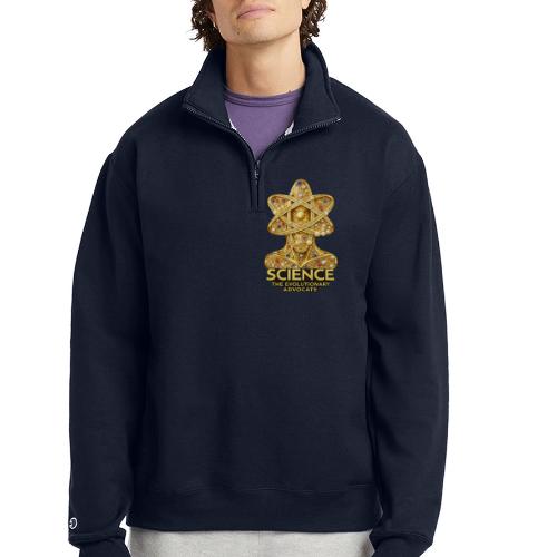 Science the Evolutionary Advocate - Champion Unisex 1/4 Zip Pullover Sweatshirt