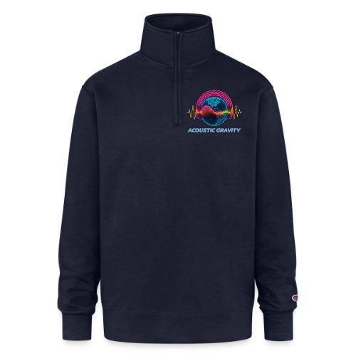 Earth's Headphones - Champion Unisex 1/4 Zip Pullover Sweatshirt