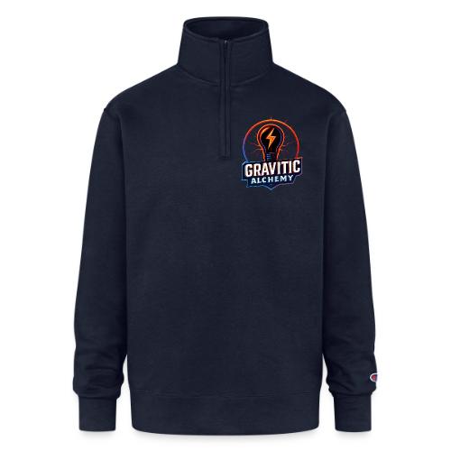 Gravitic Alchemy Logo - Champion Unisex 1/4 Zip Pullover Sweatshirt